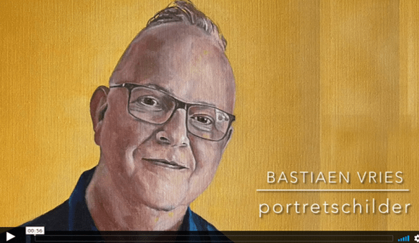video about bastiaen vries his paintings and work process
