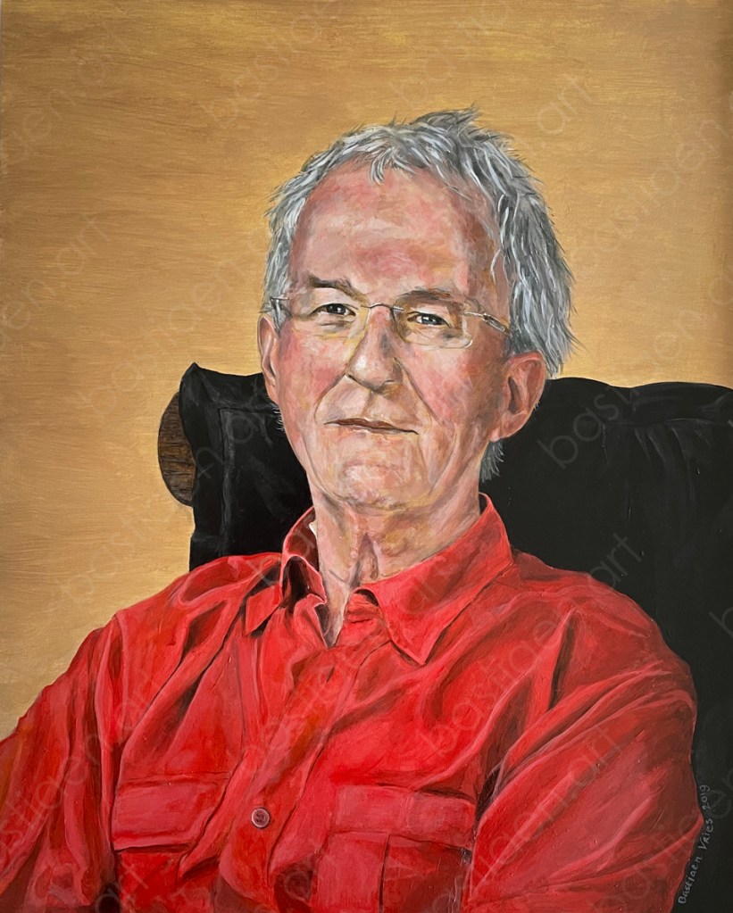 2019 Frans, oil on panel, 50x40cm