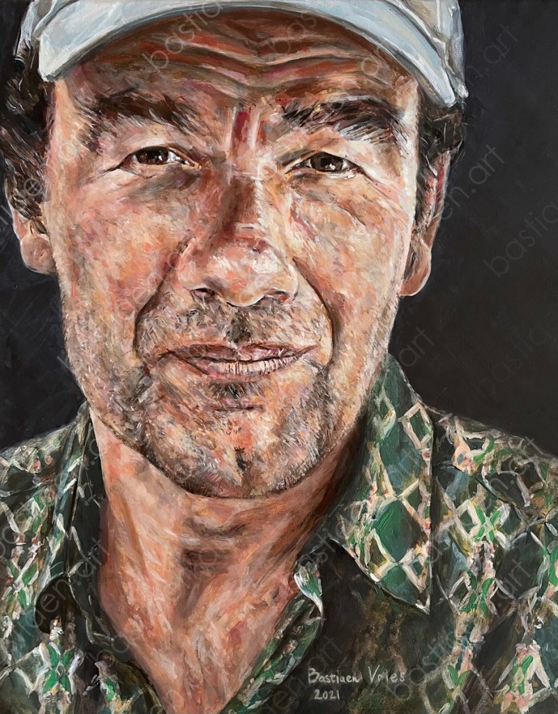 2021 Etienne, oil on linen canvas, 50x40cm