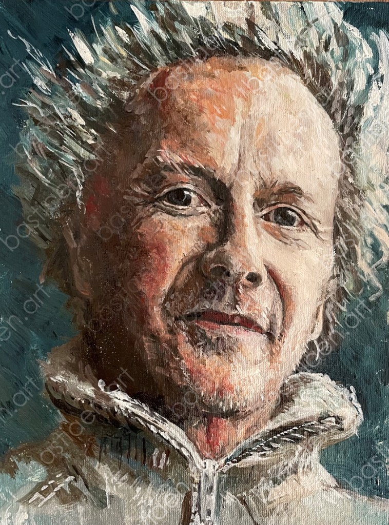 2021 Titus, study painting, oil on panel, 15x18cm