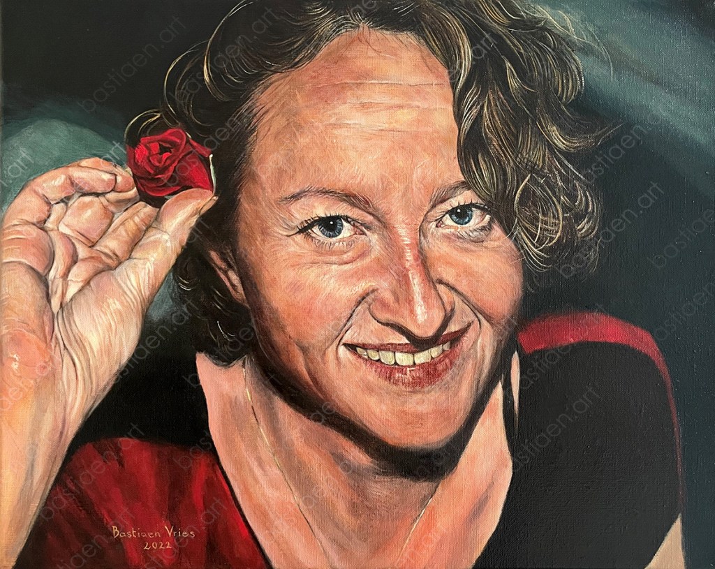 2022 Gabi, oil on linen canvas, 40x50cm