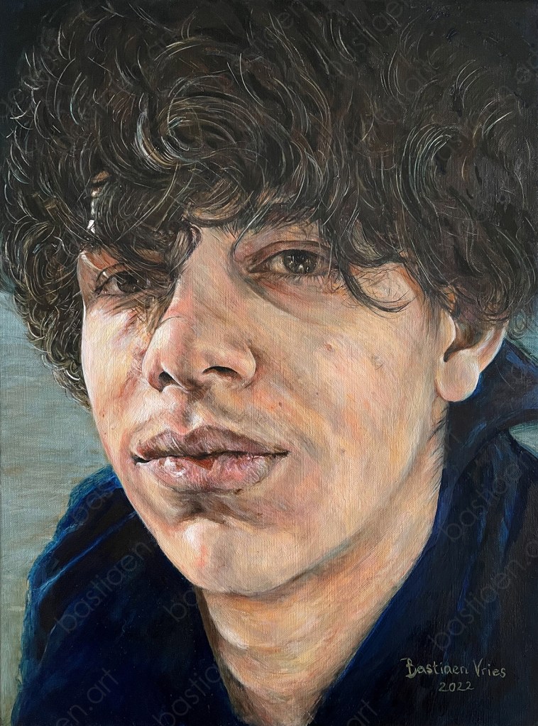 2022 Adam, oil on linen canvas, 40x30cm