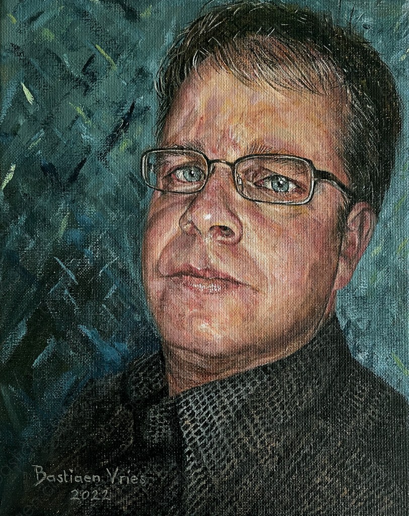 2022 André, oil on linen canvas, 30x24cm