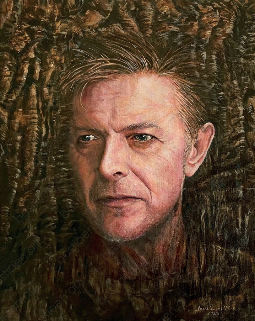 2023 Bowie, oil on linen canvas, 50x40cm