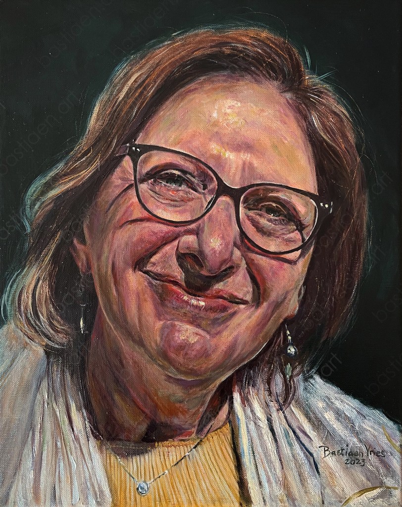 2023 Gioia "Gioiosa", oil on linen canvas, 30x24cm