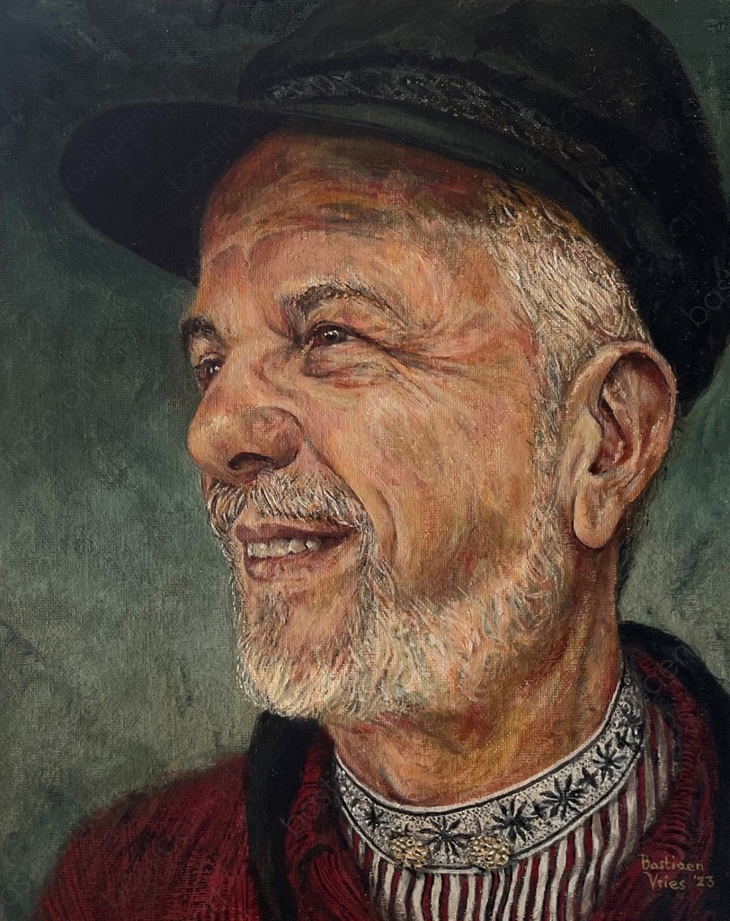 2023, In Volendam, oil on panel, 24x30cm