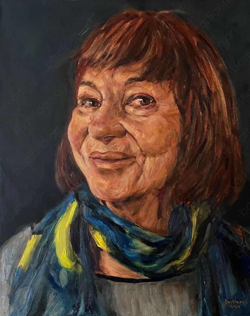 2024 Amor, oil on linen canvas, 40x50cm by Bastiaen Vries